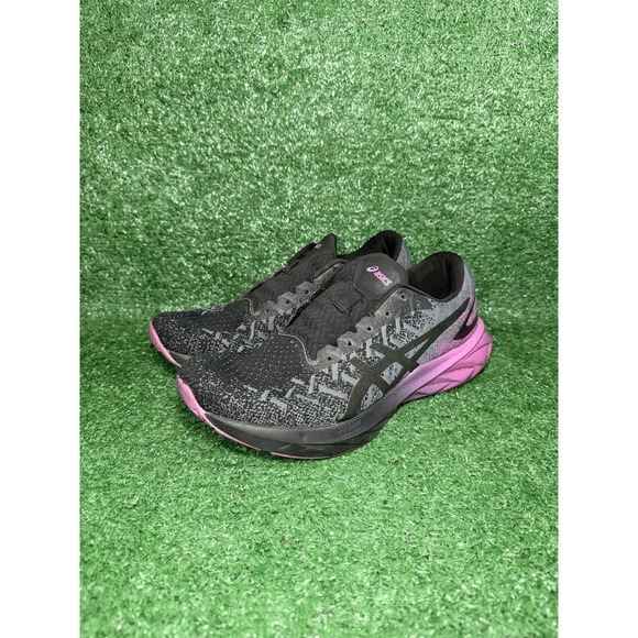 Asics Dynablast Womens Size 10 Black Purple Gym Running Shoes Sneakers 1012A701 - Picture 3 of 9